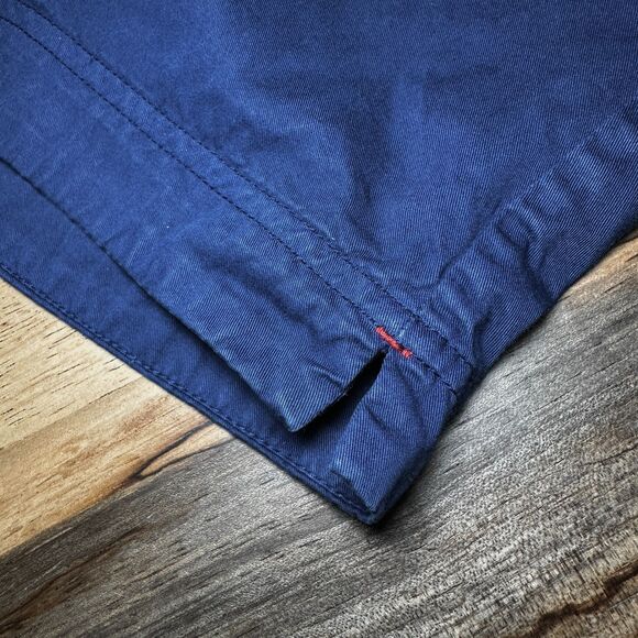 Orlebar Brown Bulldog Tailored Cotton Shorts Mens 36 Navy Blue Portugal - Picture 10 of 15